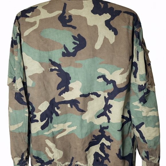 🔥 Vintage 90s US Army MOPP Camo Jacket – Chemical Protective Military Surplus - Picture 2 of 5